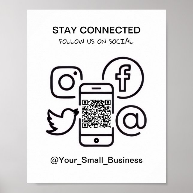 Simple Social media Poster for Company - Promotion (Front)