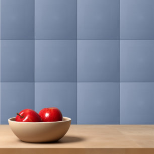 Simple solid color plain slate blue tile