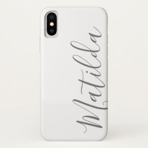 Simple Solid colour Personalised Name Case-Mate iPhone Case