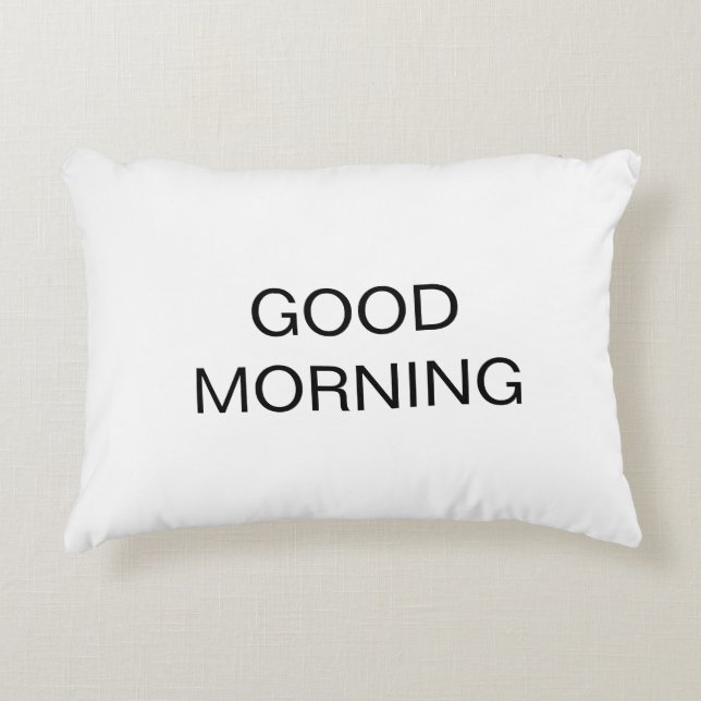Simple Solid Colour Personalized Throw Pillow (Front)