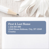 Simple solid colour plain slate blue
