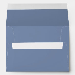 Simple solid colour plain slate blue envelope