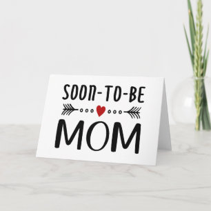 Simple Soon-to-be Mom Mother's Day   Greeting Card