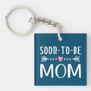 Simple Soon-to-be Mom Mother's Day   Keychain