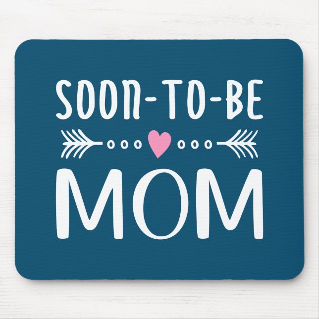 Simple Soon-to-be Mom Mother's Day | Mousepad (Front)