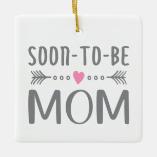 Simple Soon-to-be Mom Mother's Day   Ornament