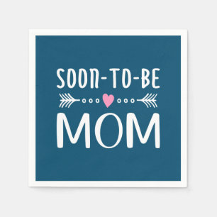 Simple Soon-to-be Mom Mother's Day   Paper Napkin