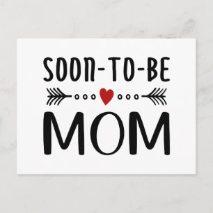 Simple Soon-to-be Mom Mother's Day   Postcard