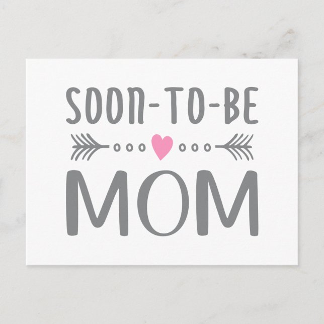 Simple Soon-to-be Mom Mother's Day | Postcard (Front)