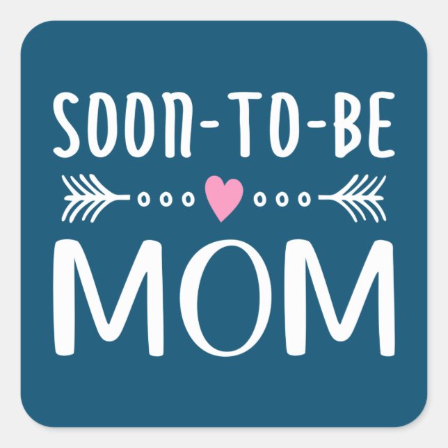 Simple Soon-to-be Mom Mother's Day | Sticker (Front)
