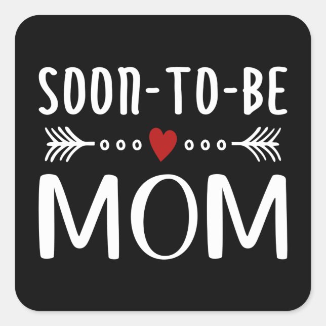 Simple Soon-to-be Mom Mother's Day | Sticker (Front)