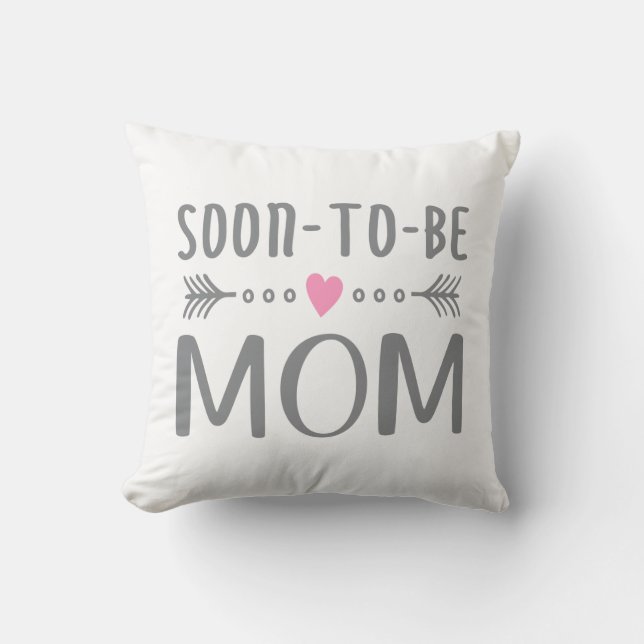 Simple Soon-to-be Mom Mother's Day | Throw Pillow (Front)