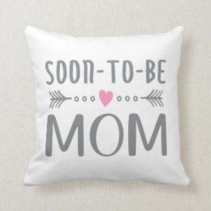 Simple Soon-to-be Mom Mother's Day   Throw Pillow