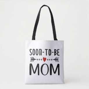 Simple Soon-to-be Mom Mother's Day Tote Bag