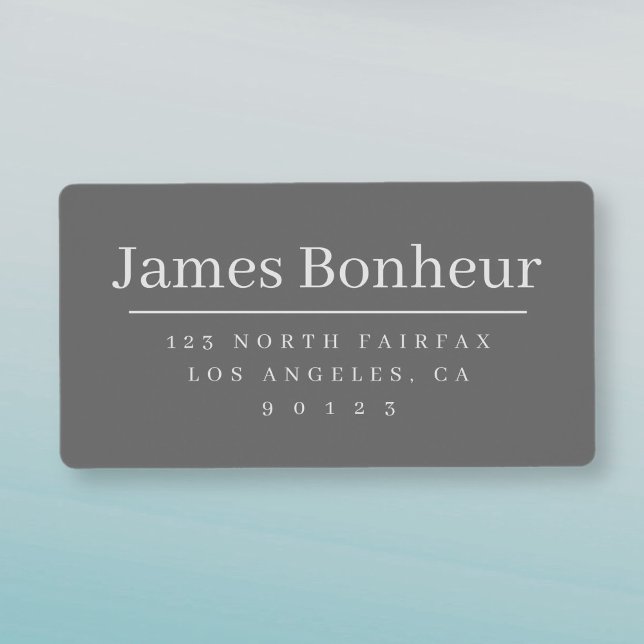 Simple & Sophisticated Return Address (Creator Uploaded)