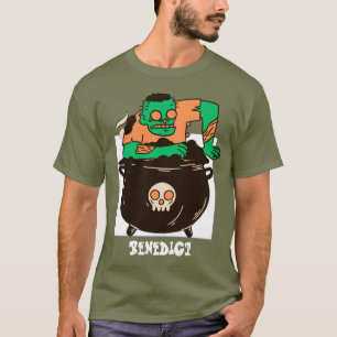 Simple Spooky Halloween Family Happy Howl-oween T-Shirt