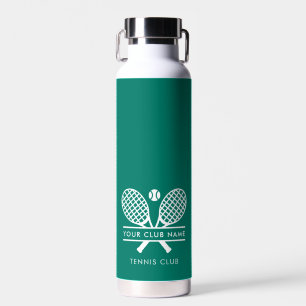 Simple Sports Club Name Tennis Team Any Colour Water Bottle