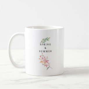 Simple Spring And Summer Word Coffee Cup