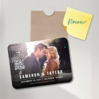 Simple Square Box Photo Modern Chic Save The Date