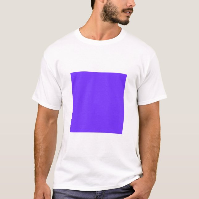Simple Square - Deep Azure T-Shirt (Front)