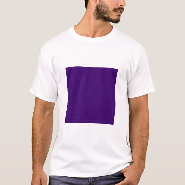 Simple Square - Deep Purple T-Shirt (Front)