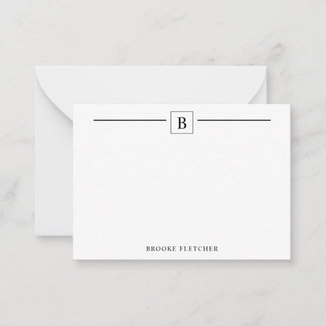 Simple Square Note Card (Front)