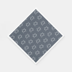 Simple Star of David B'nai Bat Bar Mitzvah Jewish Napkin