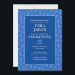 Simple Star of David Custom B'nai Bat Bar Mitzvah  Invitation<br><div class="desc">Perfect card to announce a bar mitzvah, bat mitzvah or other Jewish celebration! Hand made art for you! FULLY CUSTOMIZABLE! Click on “Personalize” above to edit the text. Click "edit using design tool" to adjust the fonts, colours and placements and to delete the back side design if you prefer. Also...</div>