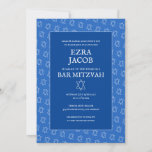 Simple Star of David Custom B'nai Bat Bar Mitzvah  Invitation<br><div class="desc">Perfect card to announce a bar mitzvah, bat mitzvah or other Jewish celebration! Hand made art for you! FULLY CUSTOMIZABLE! Click on “Personalize” above to edit the text. Click "edit using design tool" to adjust the fonts, colours and placements and to delete the back side design if you prefer. Also...</div>