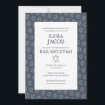 Simple Star of David Custom B'nai Bat Bar Mitzvah  Invitation<br><div class="desc">Perfect card to announce a bar mitzvah, bat mitzvah or other Jewish celebration! Hand made art for you! FULLY CUSTOMIZABLE! Click on “Personalize” above to edit the text. Click "edit using design tool" to adjust the fonts, colours and placements and to delete the back side design if you prefer. Also...</div>