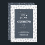 Simple Star of David Custom B'nai Bat Bar Mitzvah  Invitation<br><div class="desc">Perfect card to announce a bar mitzvah, bat mitzvah or other Jewish celebration! Hand made art for you! FULLY CUSTOMIZABLE! Click on “Personalize” above to edit the text. Click "edit using design tool" to adjust the fonts, colours and placements and to delete the back side design if you prefer. Also...</div>