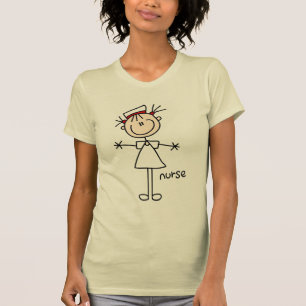 Simple Stick Figure Nurse T-shirts and Gifts