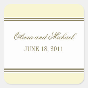 Simple Stripe Buttercream Sticker