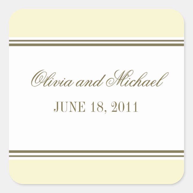 Simple Stripe Buttercream Sticker (Front)