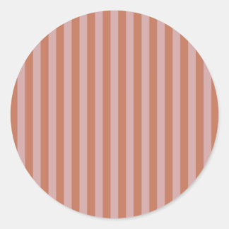 Simple Stripe  Classic Round Sticker