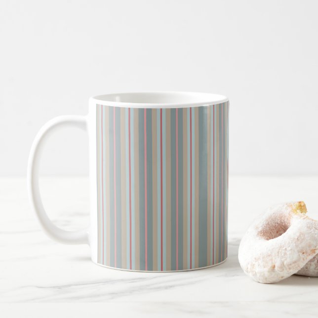 Simple Stripe Mug (With Donut)