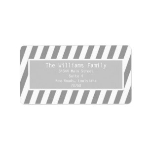 Simple Stripes Label