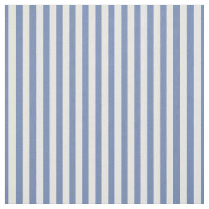 Simple Stripes Pattern Blue & White   Trendy Fabric