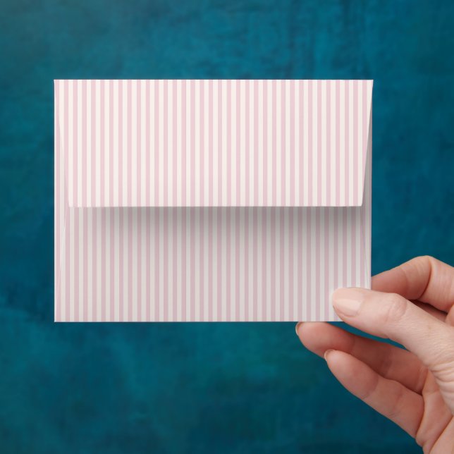 Simple Stripes - Soft Blush Envelope (Hand)