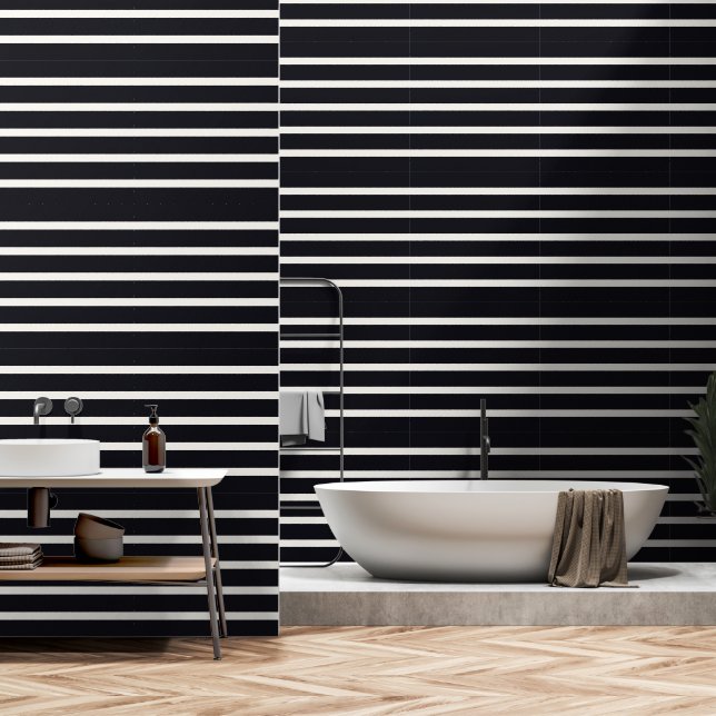 Simple Stripes Wallpaper (Bathroom)