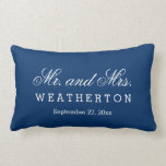 Simple Style Mr. and Mrs. Wedding Names Date A28 Lumbar Pillow<br><div class="desc">Simple Style Mr. and Mrs. 
 
 
 
 

  Some of the types of items you can customize include: invitations,  tees,  stickers,  stamps,  labels,  phone cases,  ornaments,  hats,  key chains,  paper napkins,  posters,  and more.</div>