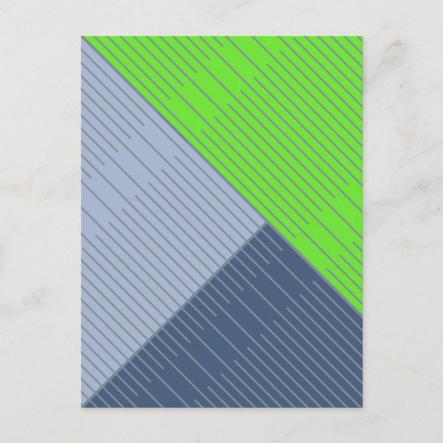 Simple Stylish Lines 2 Postcard (Front)