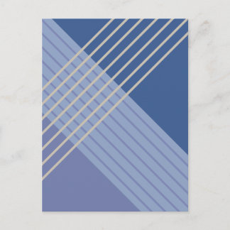 Simple Stylish Lines 4 Postcard