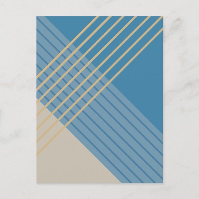 Simple Stylish Lines 4 Postcard (Front)