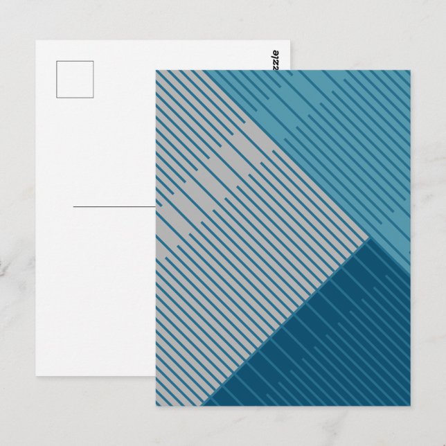 Simple Stylish Lines  Postcard (Front/Back)