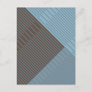 Simple Stylish Lines Postcard
