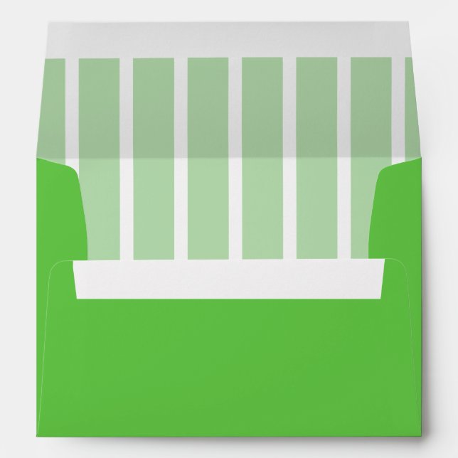 SIMPLE STYLISH MODERN CUSTOM NAME RETURN ADDRESS ENVELOPE (Back (Bottom))