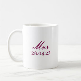 SIMPLE STYLISH MODERN CUSTOMIZED MRS MOTHER'S DAY  COFFEE MUG