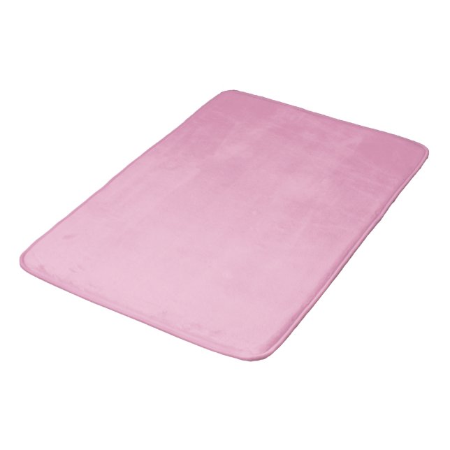 SIMPLE STYLISH MODERN MINIMAL CLASSIC LIGHT PINK BATH MAT (Angled)