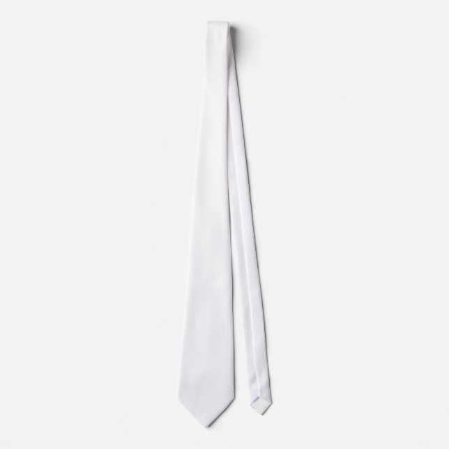 SIMPLE STYLISH MODERN OFFICE CLASSIC WHITE  TIE (Front)